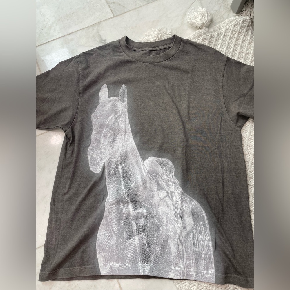 Beyonce’ Renaissance World Tour 2023- Gray Horse Graphic Long Sleeve Tee